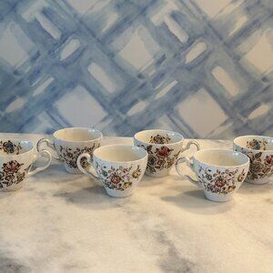 Assorted Johnson Brothers Staffordshire Bouquet Dishes - Crazing